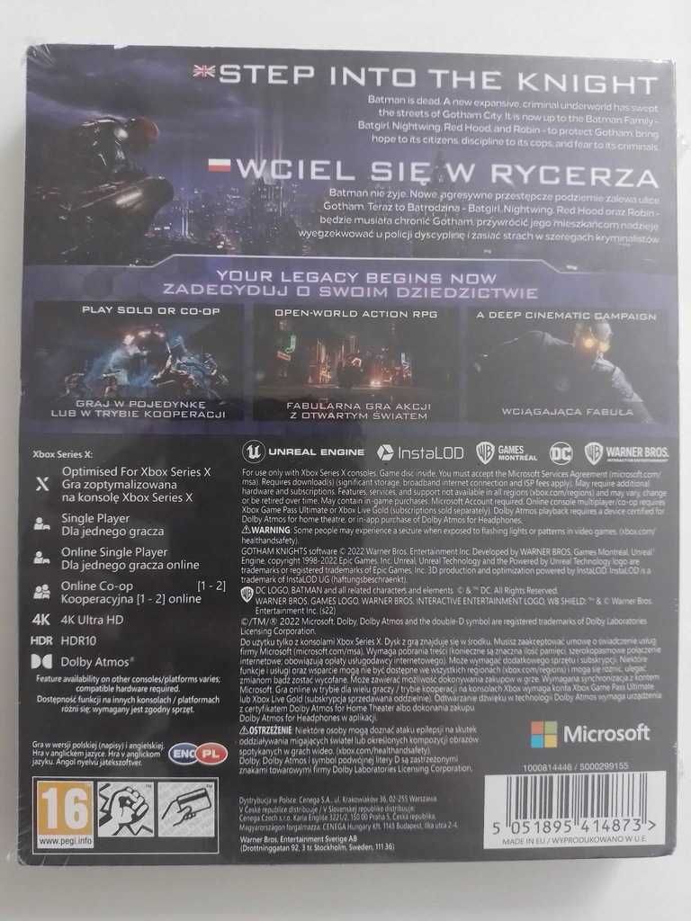 NOWA Rycerze Gotham Edycja Specjalna Xbox Series X