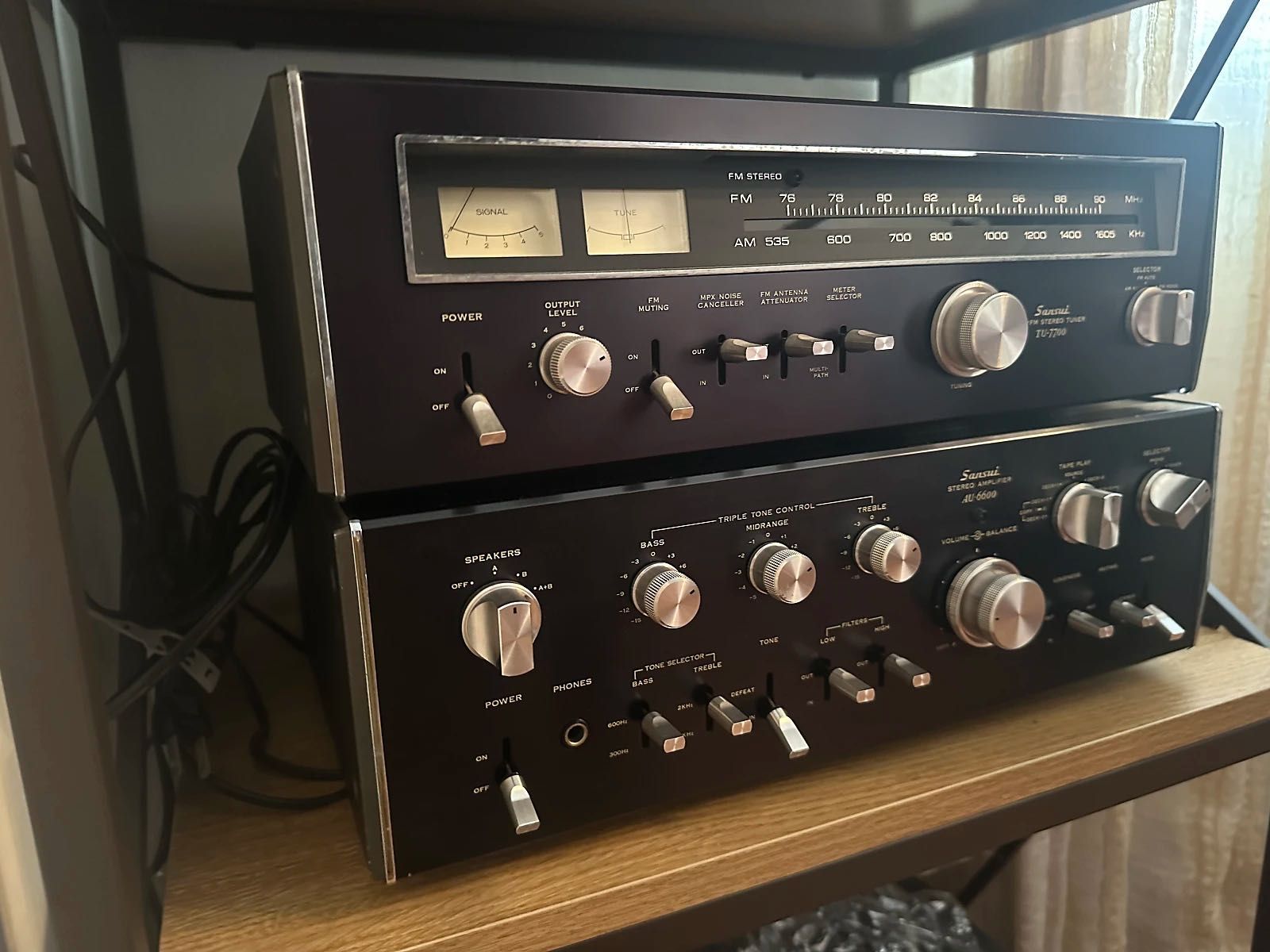 Sansui AU‑6600+TU‑7700| stereo  vintage |Po serwisie| Tuner wzmacniacz
