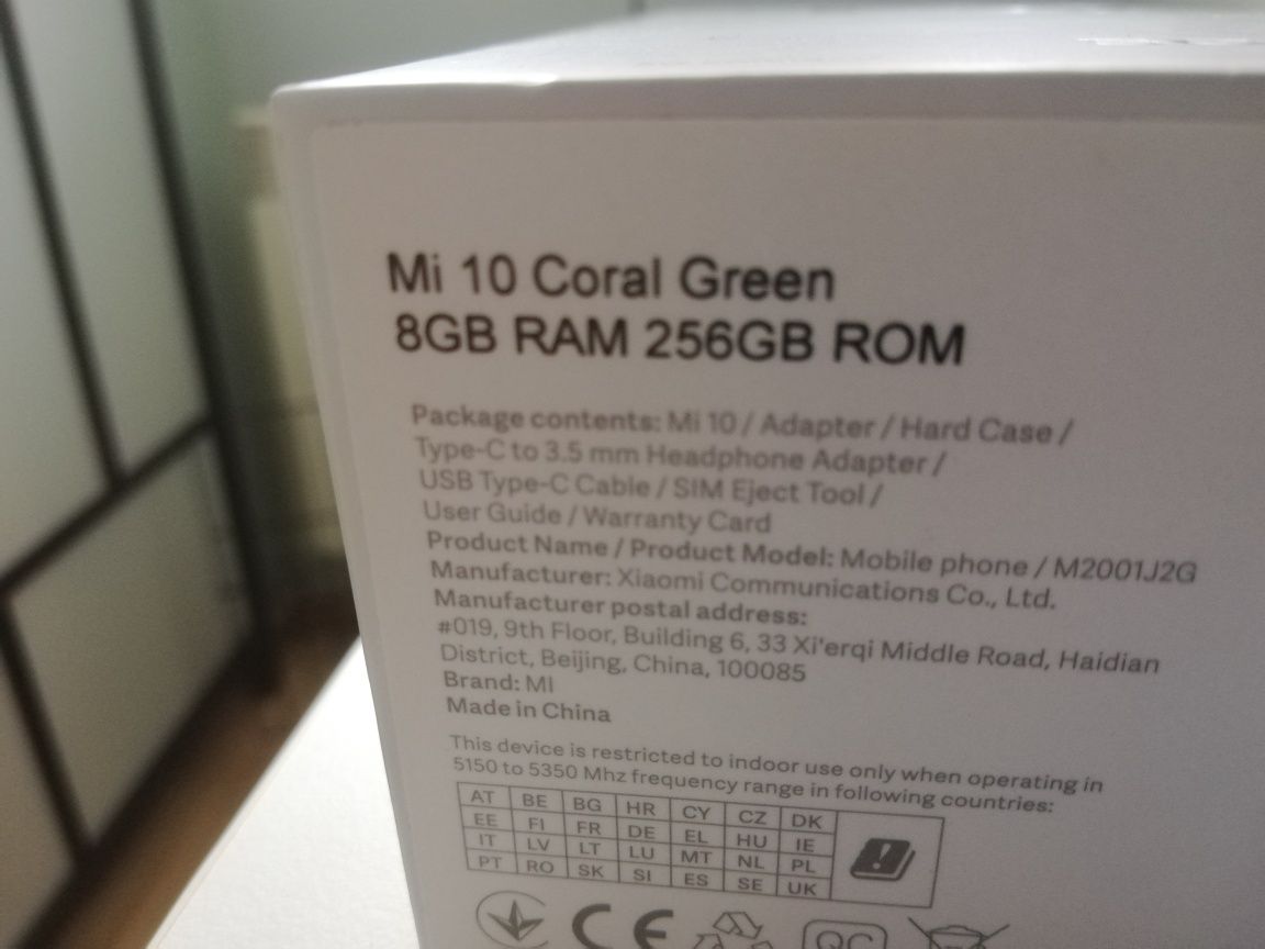 Xiaomi mi10 Coral Green 8/256 Gb