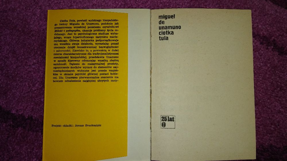 Ciotka Tula – Miguel de Unamuno