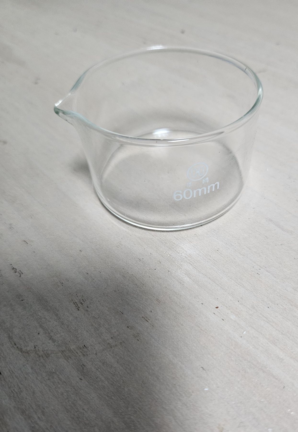 Krystalizator szklany z wylewem 60 mm nowy