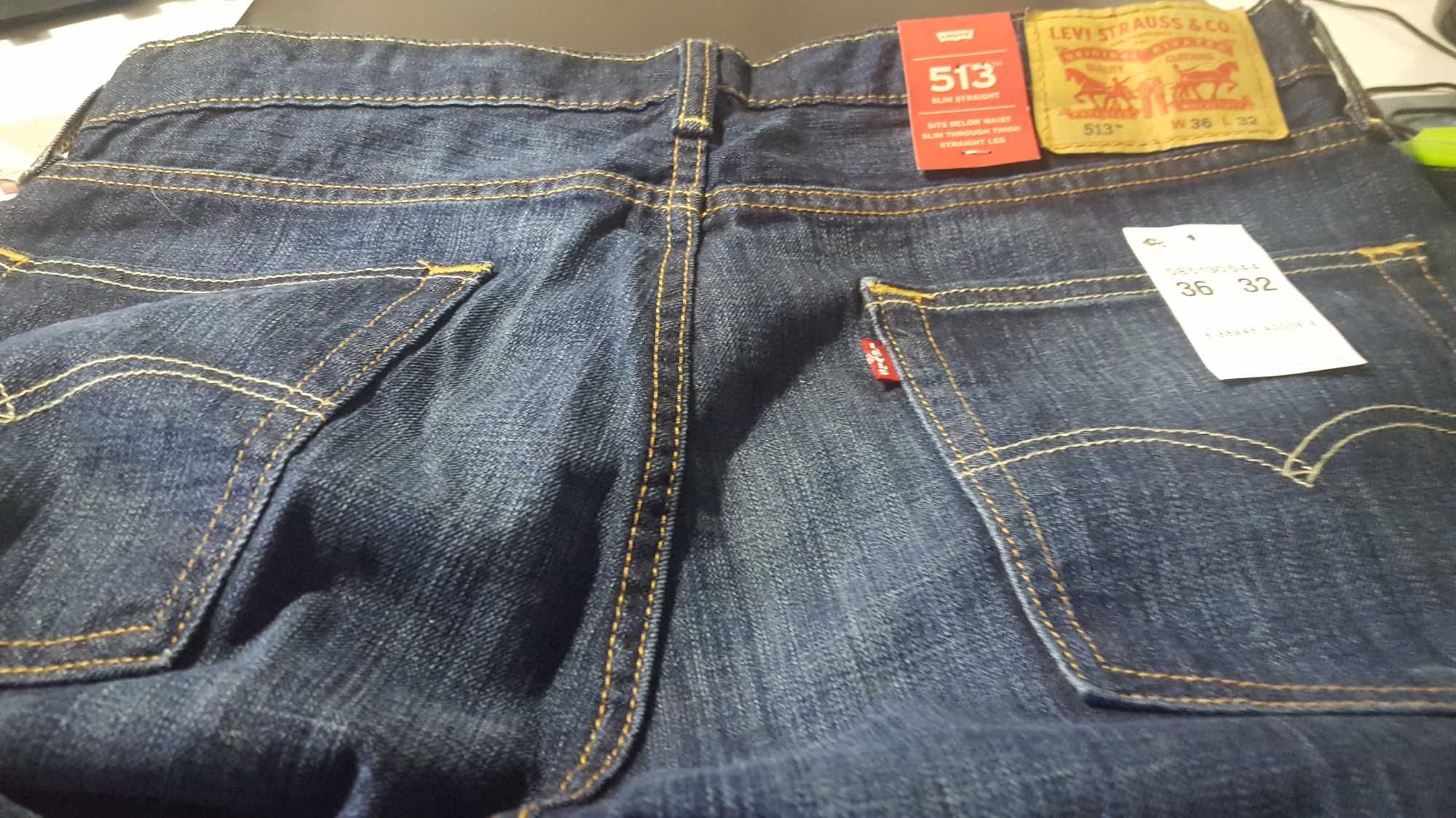 Мужские джинсы Levis 513 Оригинал США 36х32