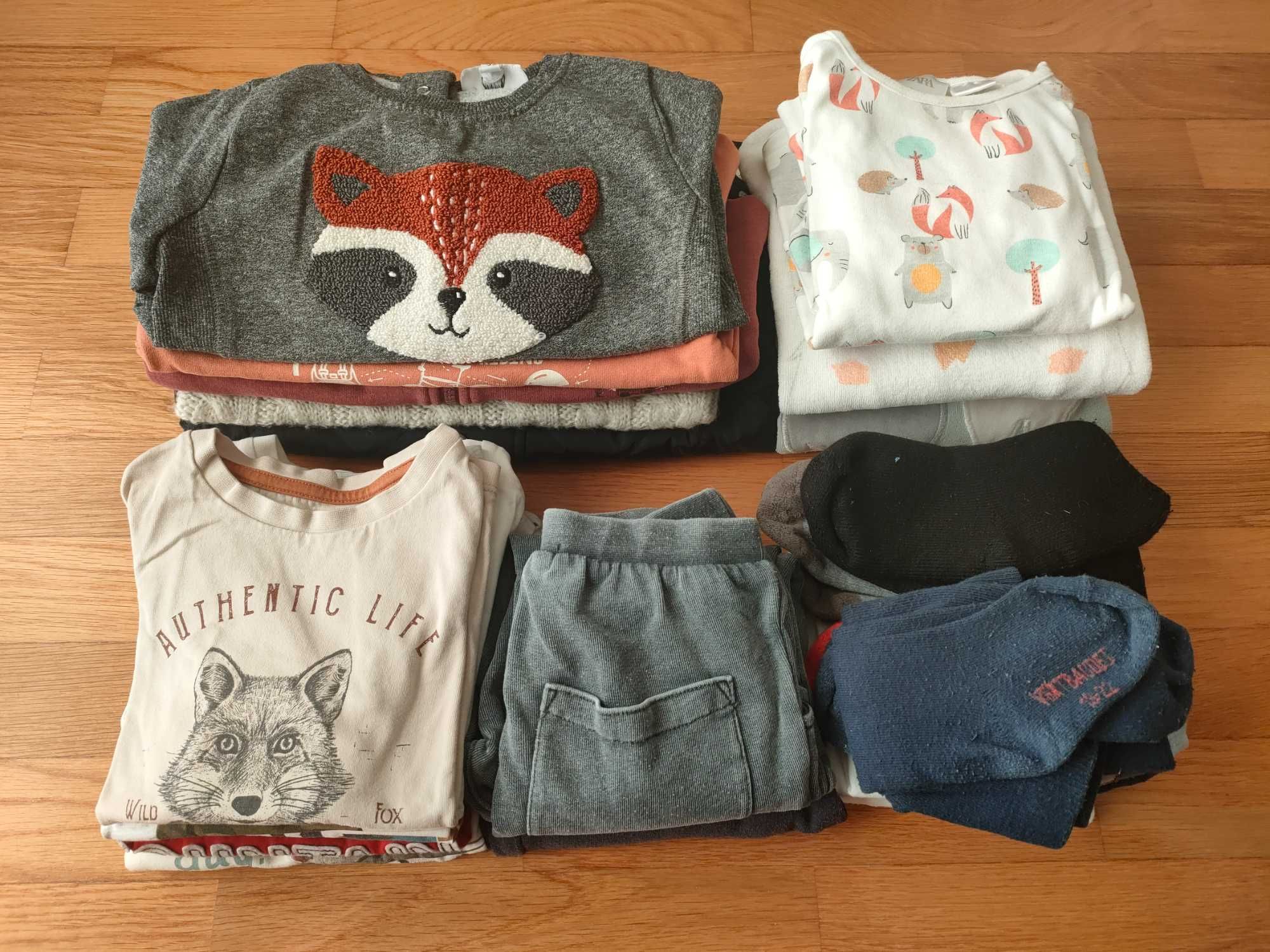 Lote de roupa de criança #40 (menino, 2-3 anos, out/inv)