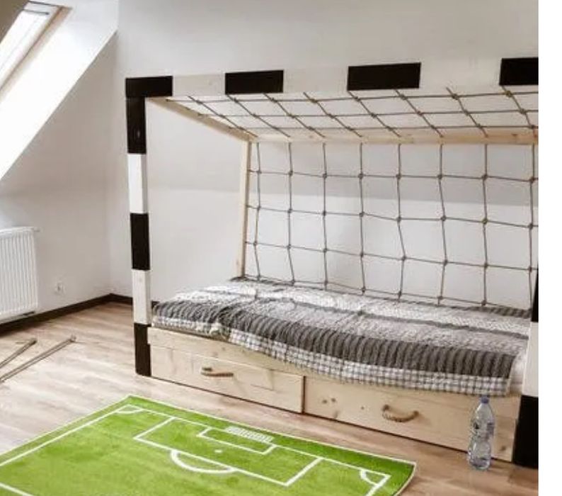 Łóżko bramka piłkarska 80x160