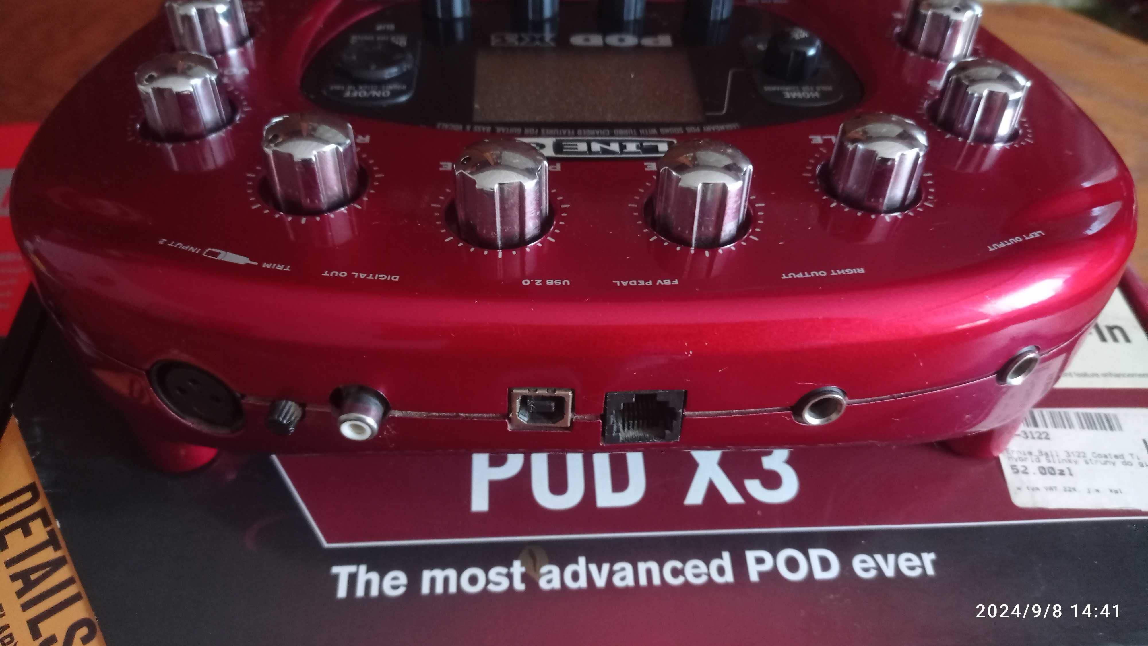 Line6 PodX3 multiefekt procesor gitarowy modeler
