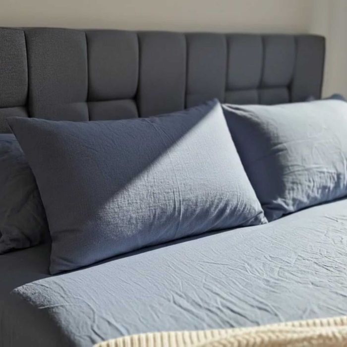 Постільна білизна Варена бавовна. Колір Синій Джинс. Всі розміри