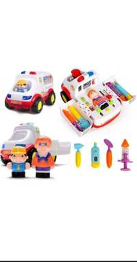 Іграшка "Швидка допомога" з інструментами, водієм та пацієнтом
