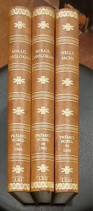 Biblioteca Prémios Nobel - 3 vls. a seguir ao n.° 60