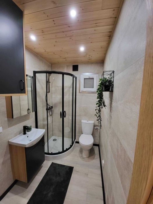 Całoroczny dom mobilny 35m² holenderski drewniany modułowy