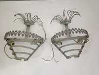 2 Apliques de candeeiro de parede