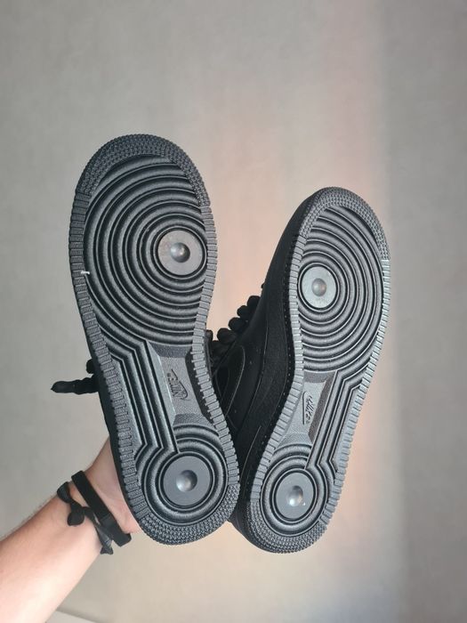 37-45.5 Nike air force 1 rope laces Black