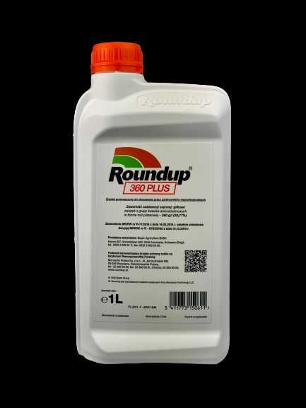 Środek na chwasty Roundup 360 SL Plus (Randap) 1 L-BAYER !