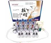 MYMM zestaw terapia Cupping BAŃKI CHIŃSKIE biomagnetyczne zestaw 24szt