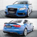 Тюнинг Audi S4 B8 / A4 S-line обвес сплиттер пороги диффузор спойлер