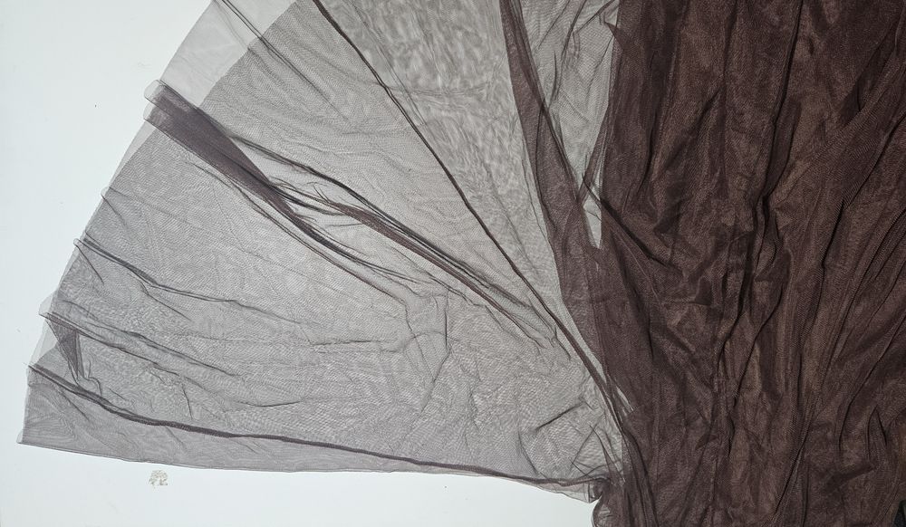 Спідниця колір шоколад фатин, one size від М до XL