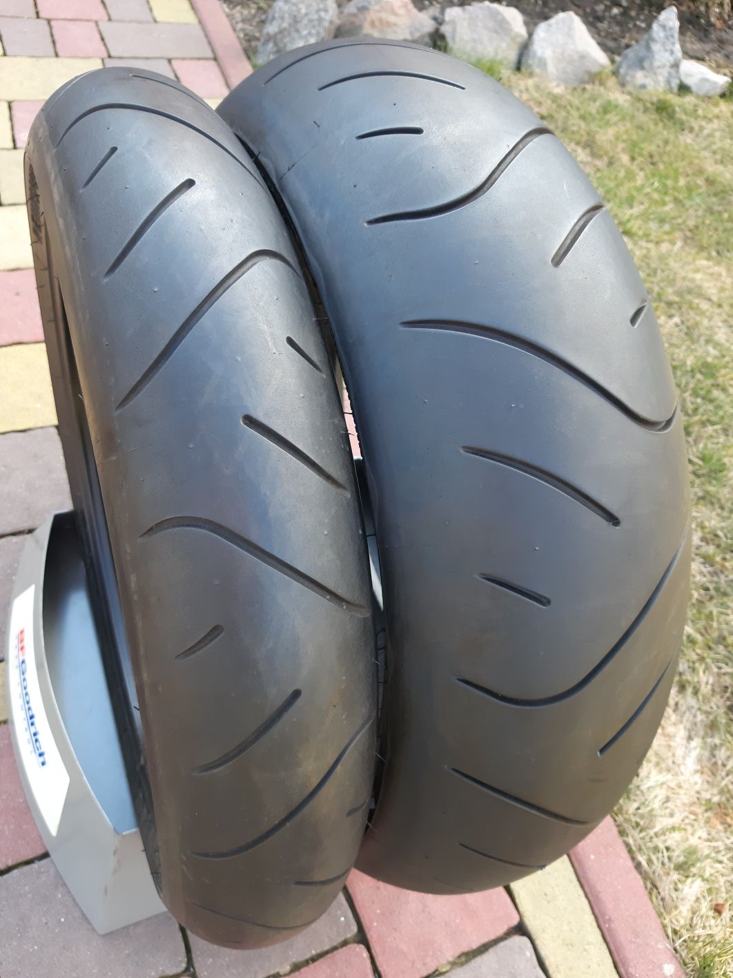 Мото шина 120/70 ZR17 + 190/50 ZR17 Metzeler Renn Sport из Германии