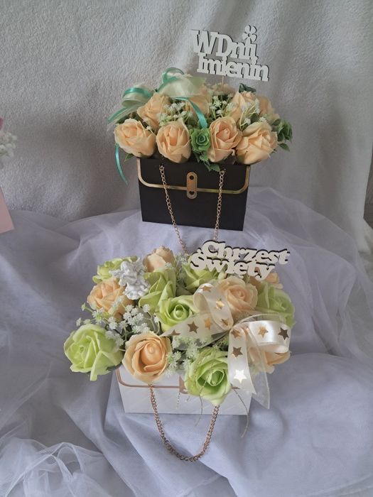 Flowerbox z róż mydlanych