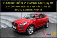 Jaguar E-Pace Salon POLSKA + 1 Właściciel + 100% Serwis JAGUAR + AUTOMAT + 4x4 !!!