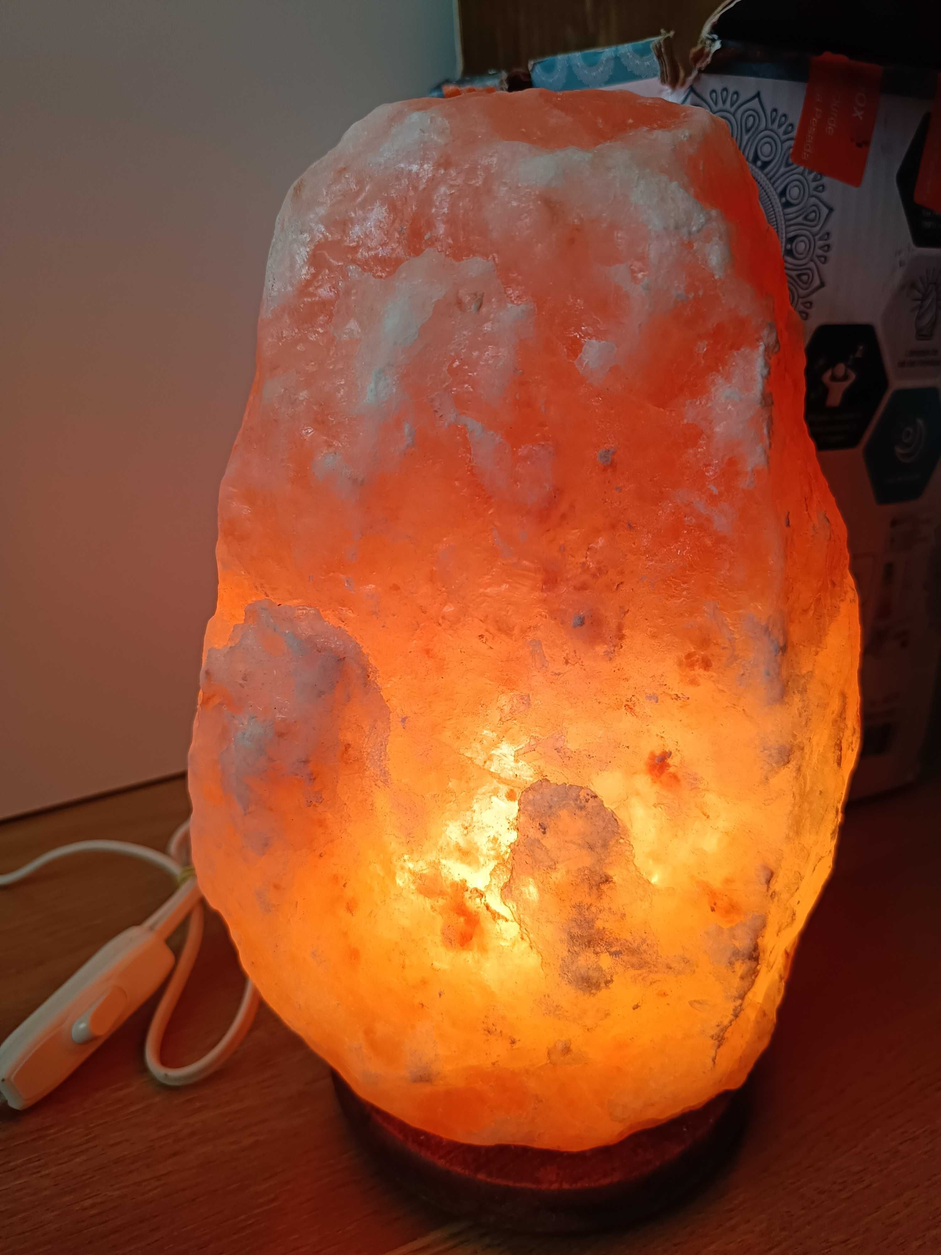 Lampa solna lampa JONIZATOR sól Himalajska max 7 kg zasilanie sieciowe