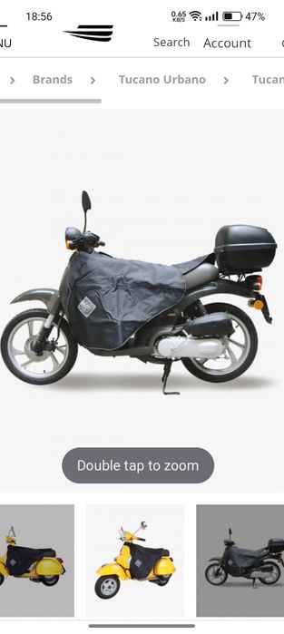 Cobre-pernas Tucano Urbano Termoscud R013X Preto