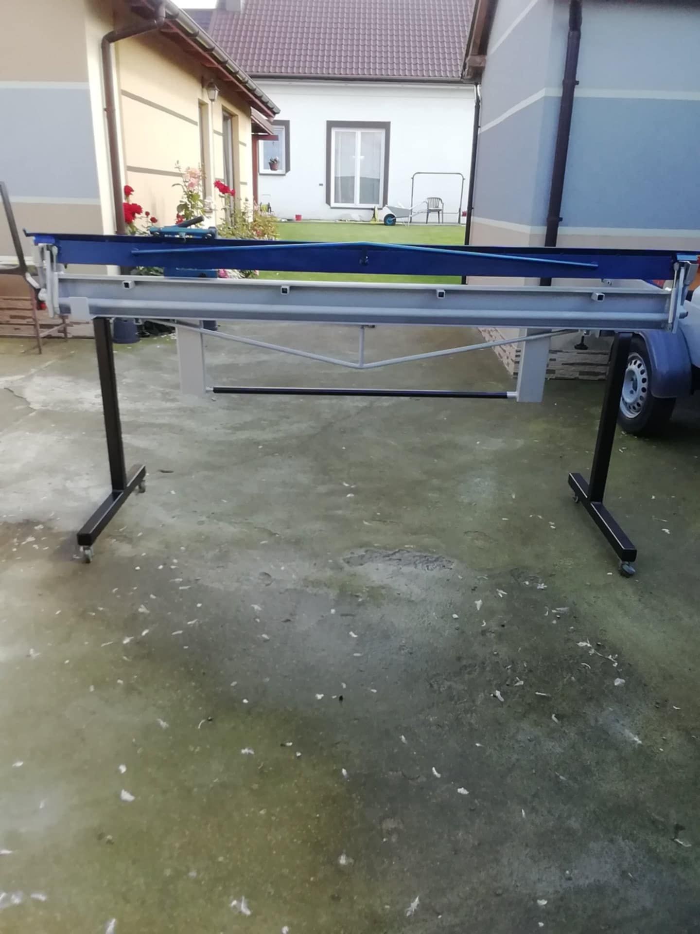 Zaginarka, giętarka dekarska do blachy Olmet z40x2200 z nożem krążkowy
