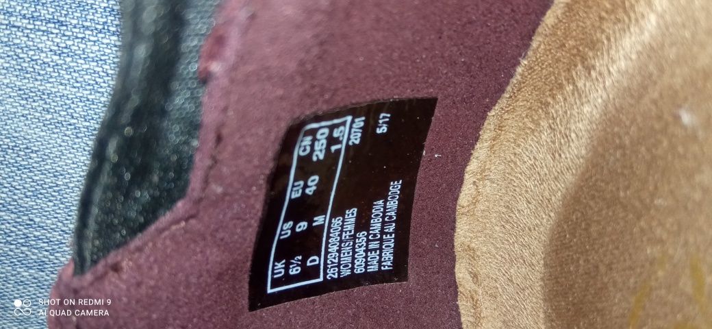 Мокасіни,туфлі Clarks 40р.