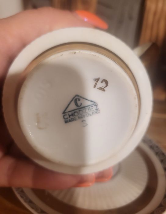 Serwis kawowy porcelana