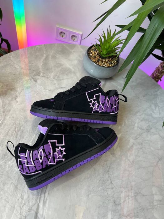 ХІТ ПРОДАЖ! Кросівки DC Shoes Court Graffik&Sabbath Black | 36-44