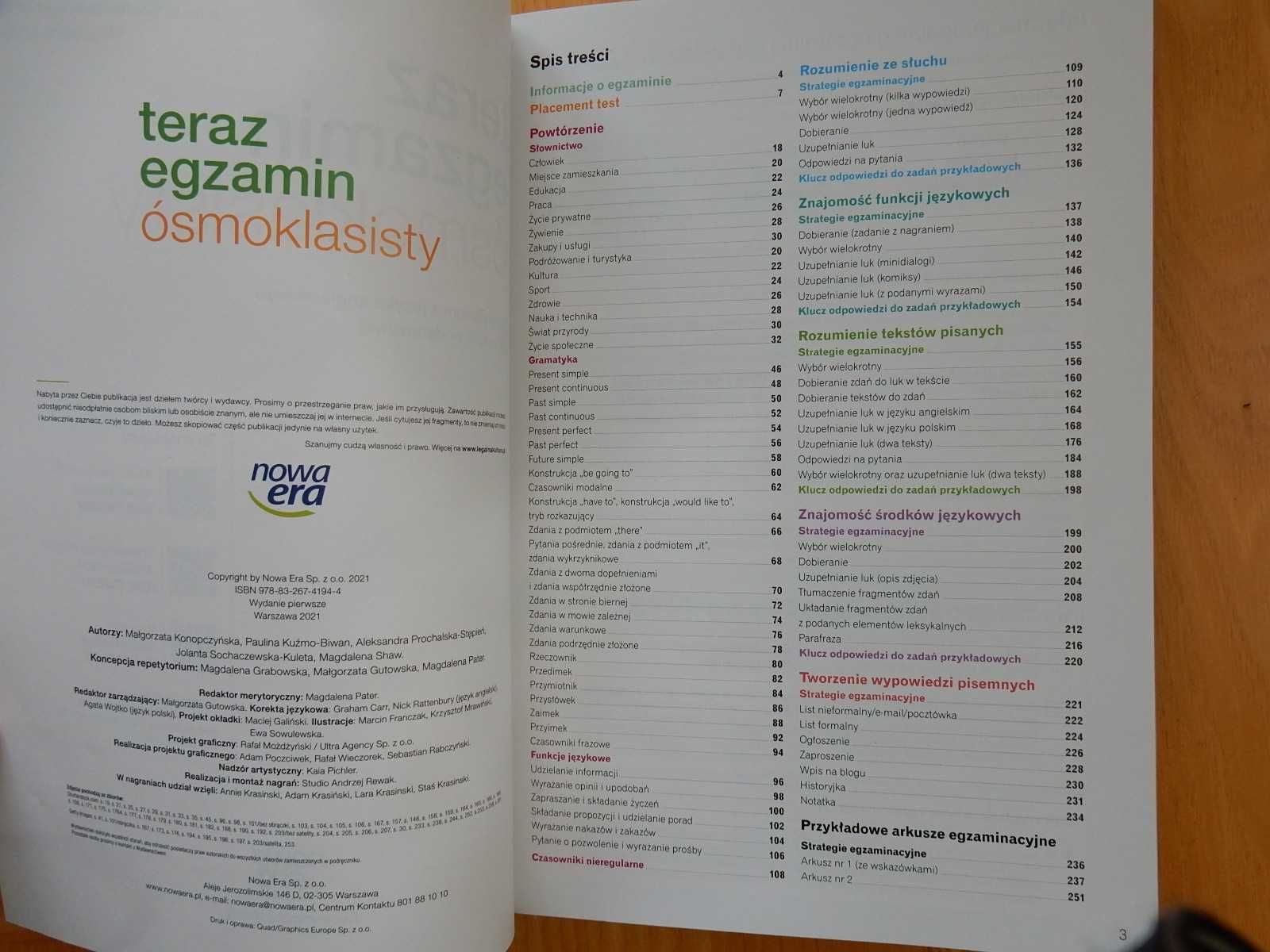 Teraz egzamin ósmoklasisty. Język angielski. Repetytorium (Nowa)