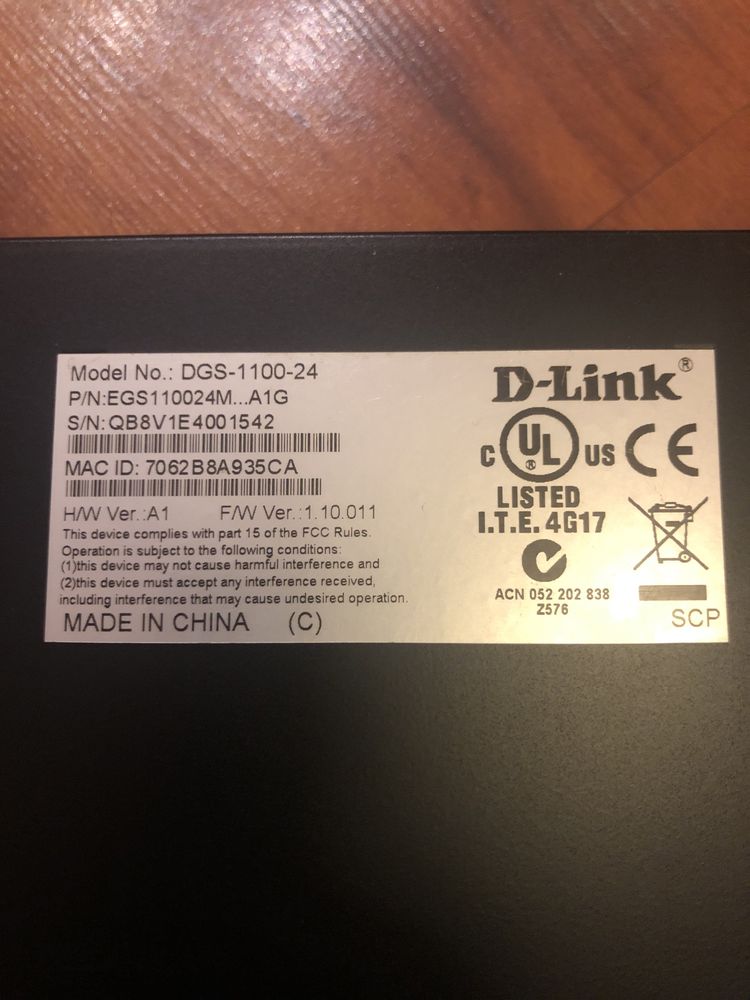 Switch DGS 1100 24 d-link