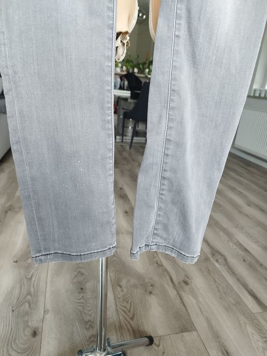 R.26 S M 36 38 Mos Mosh szare damskie rurki jeansy