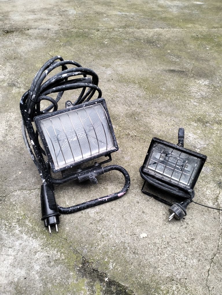 2 Halogeny Lampy robocze budowlane