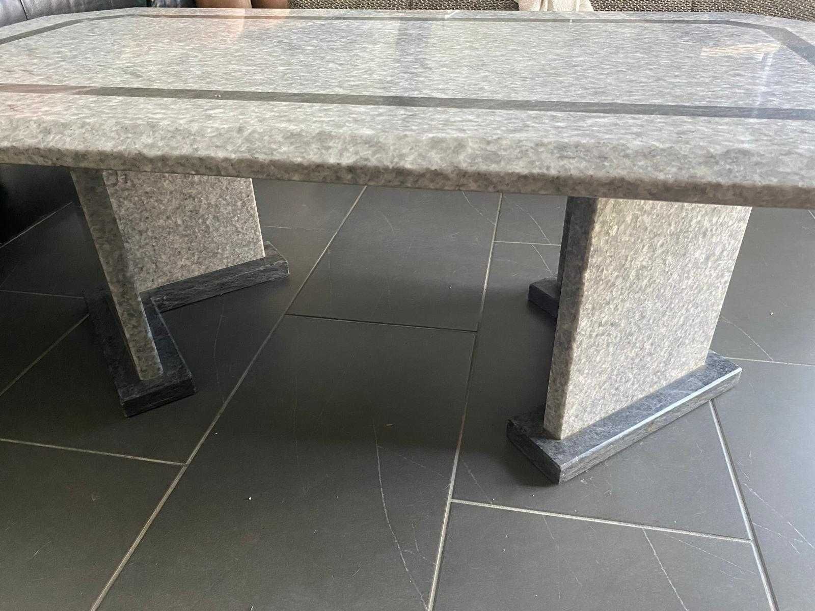 Estante em mármore para TV, mesa de centro