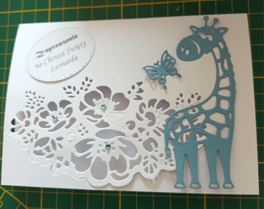 Zaproszenia na Chrzest I roczek