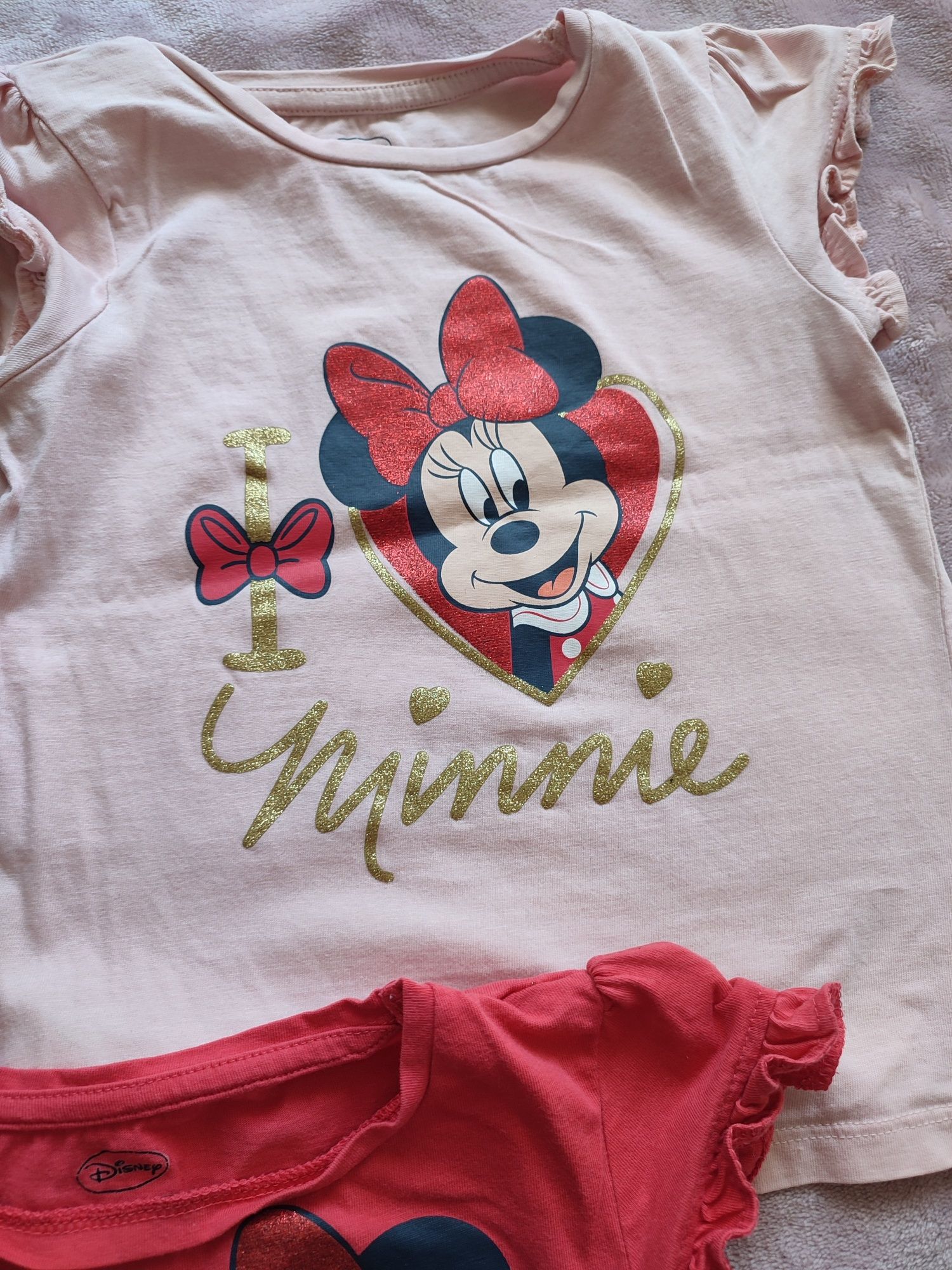 Zestaw T-shirt koszulki na krótki rękaw dla dziewczynki c&a 98 110
