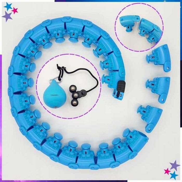 HULA HOP z Obciążeniem Odchudzające Obciążnikiem z Wypustkami HULAHOP