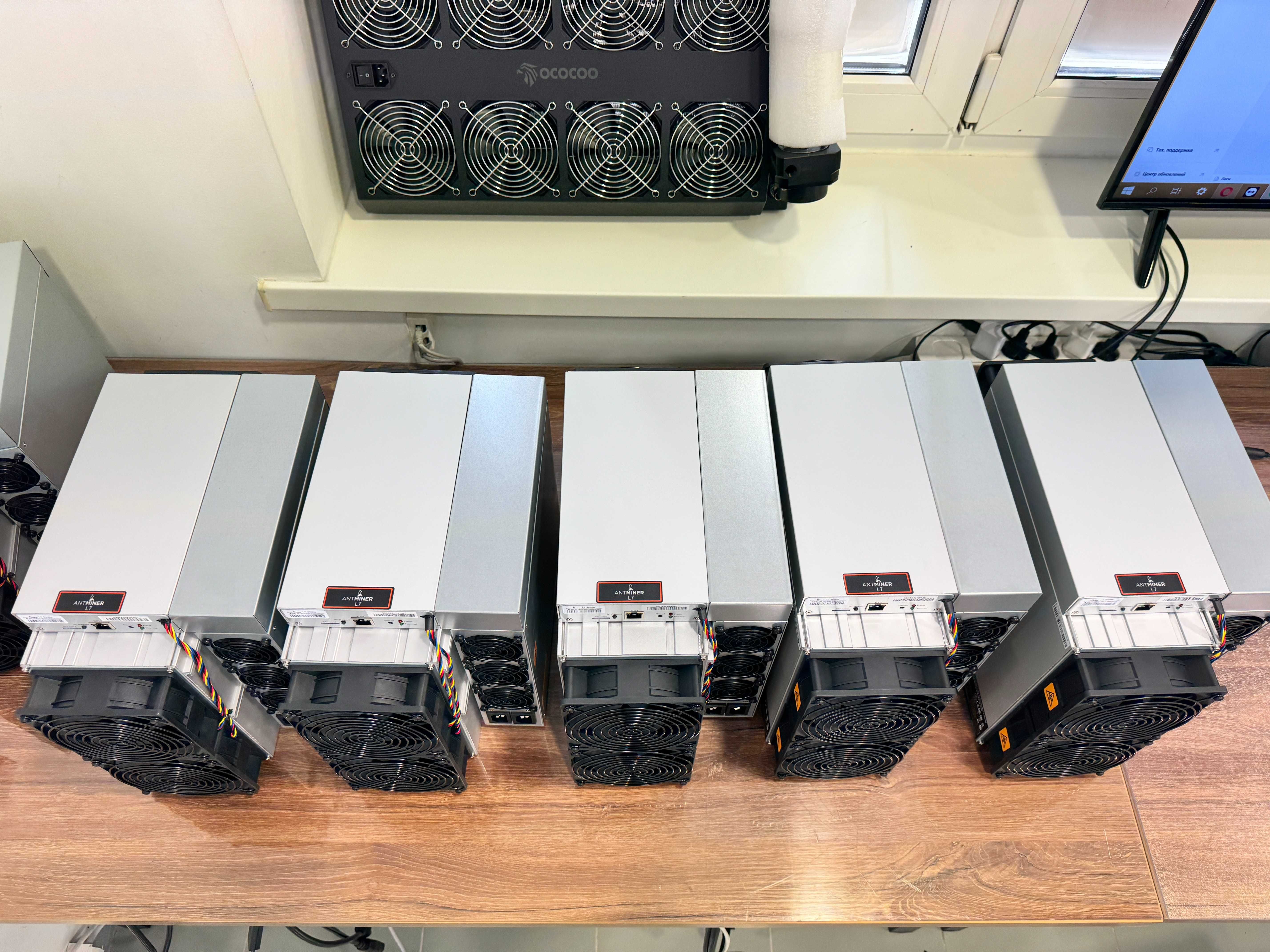 Майнери Asic Bitmain Antminer L7 9050 Mh 3500Вт miner +Сервіс Гарантія