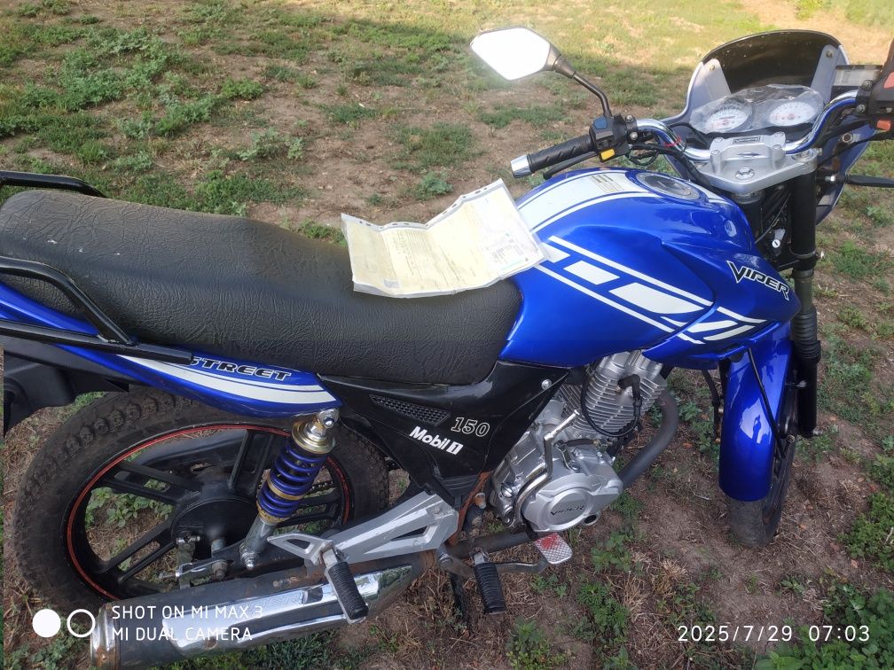 Продам мотоцикл Viper 150А Street