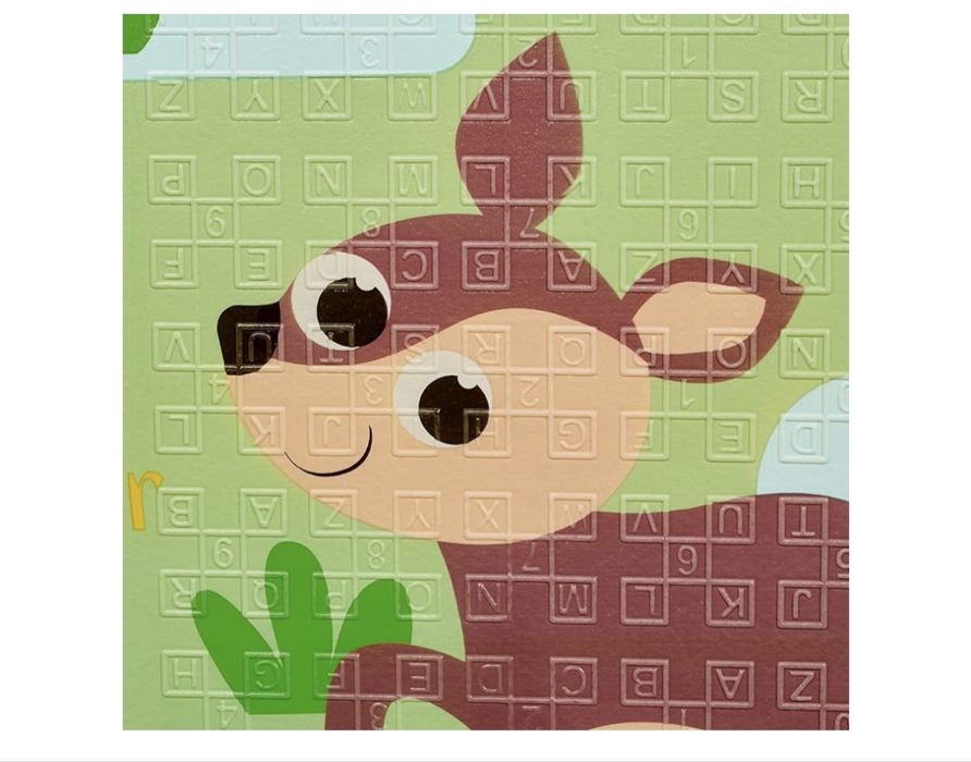 Składana mata dziecięca, nie zawiera substancji szkodliwych, 200 x 180