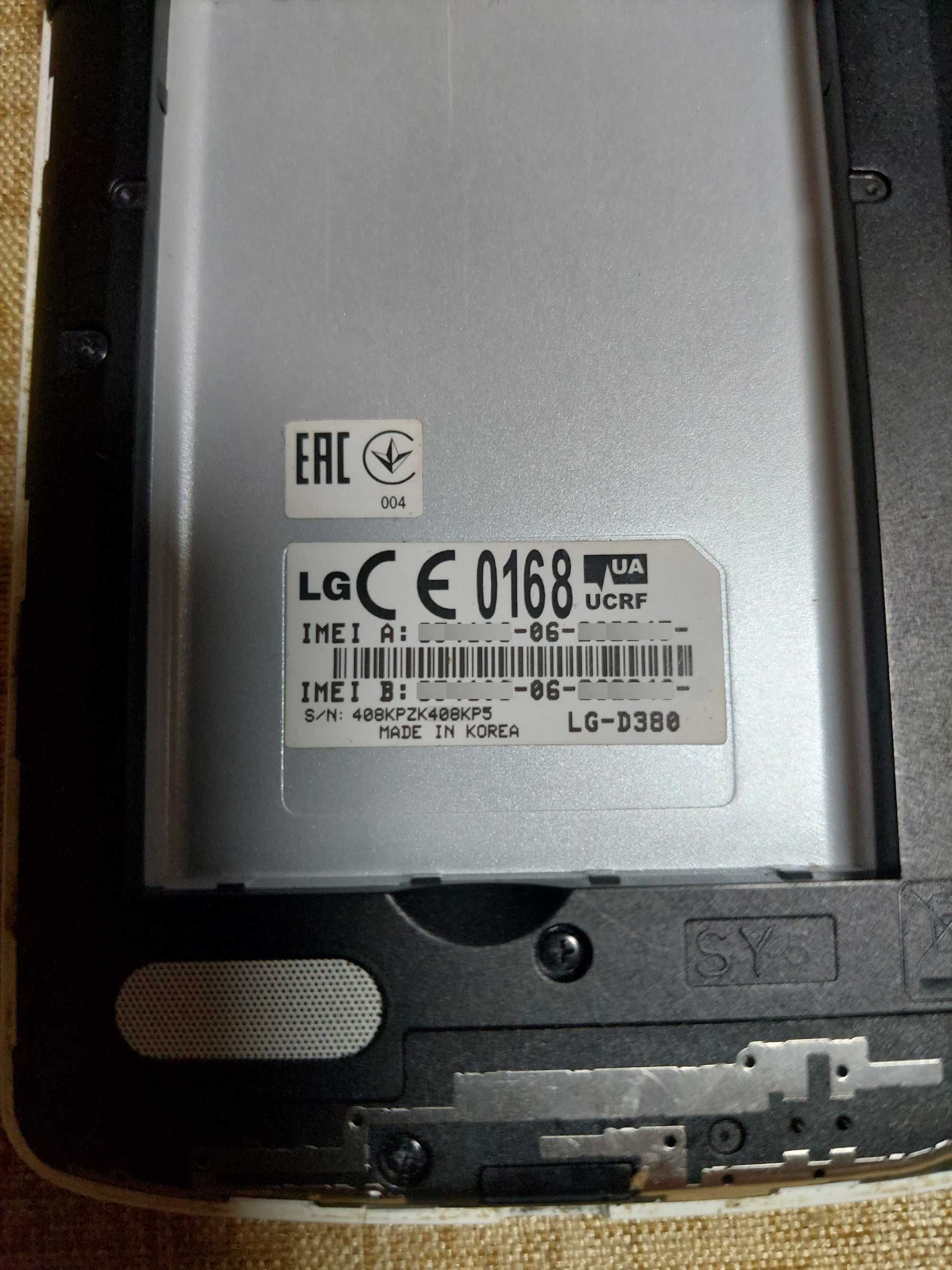 Смартфон LG D380