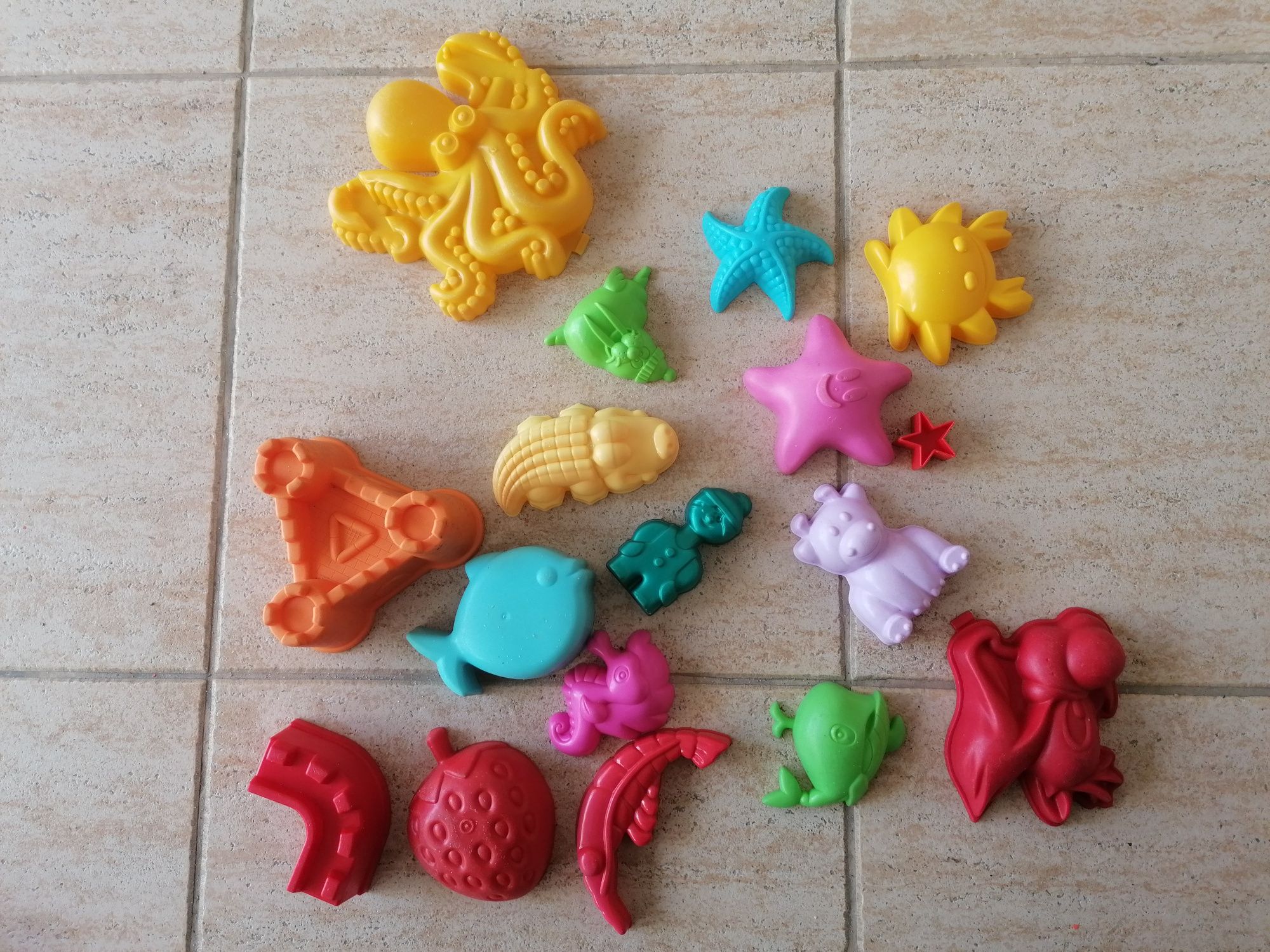 Brinquedos da praia