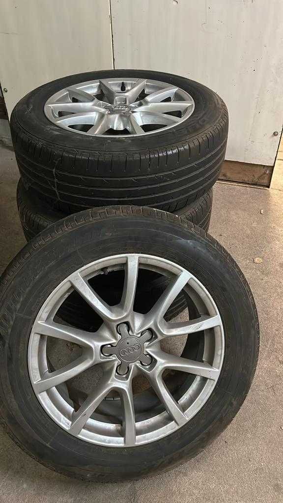 Opony letnie na felgach Audi Q5 235/60R18