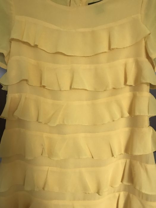Żółta sukienka h&m