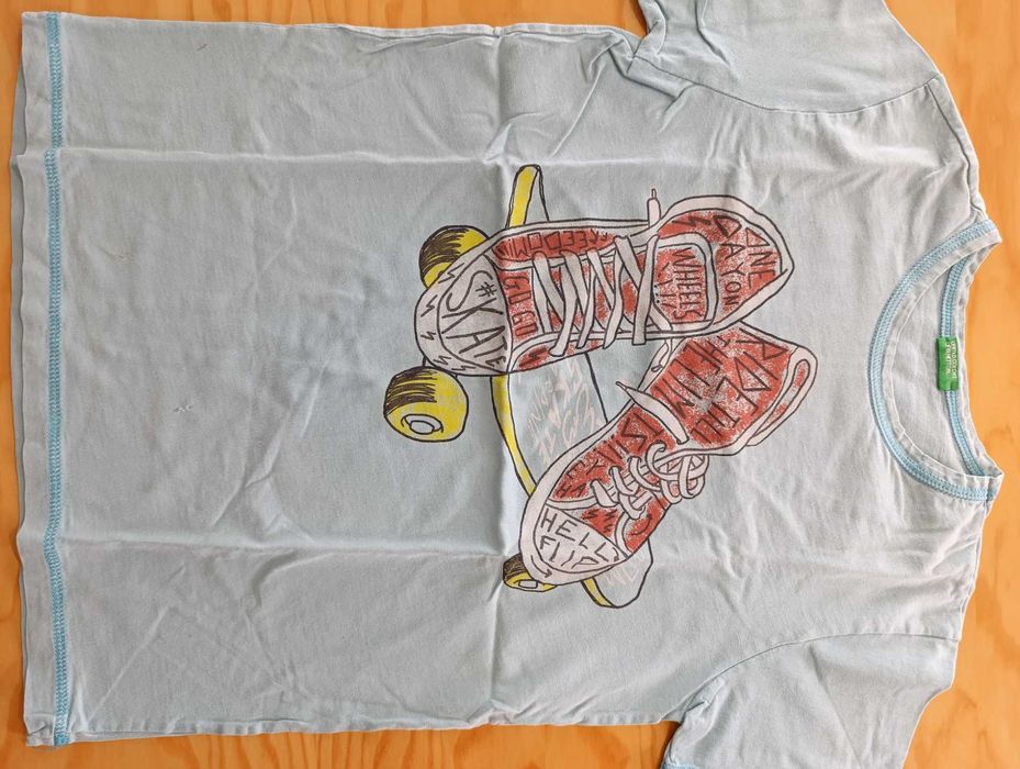 8 T-shirts de rapaz. Benetton. 9/10-12/13 anos.
