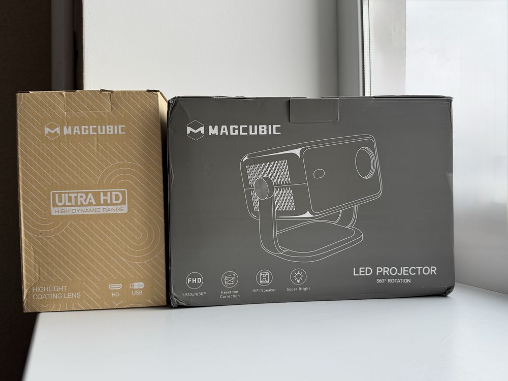 Проектор MAGCUBIK LO18; HY320 MINI Домашній кінотеатр Android 11 Wifi