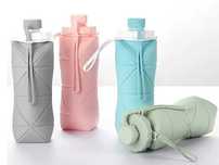 Garrafa de Água de Silicone Dobrável - O Seu Novo Companheiro!