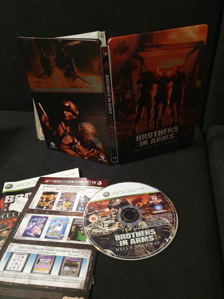Gra gry xbox 360 one Brothers in Arms Hell's Highway steelbook unikat