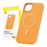 Magnetyczne Etui na telefon iPhone 15 ProMax Baseus Fauxther Series