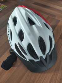 Kask rowerowy MTB dziecięcy, po 1 sezonie rowerowym.