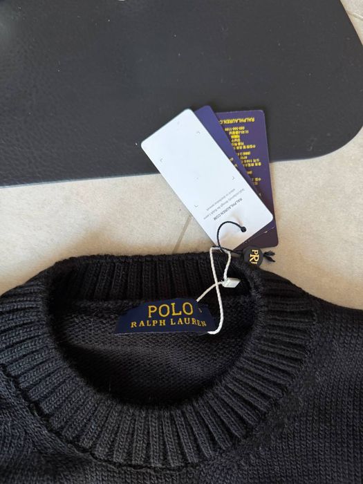 Светр Polo Ralph Lauren чорний светр потр